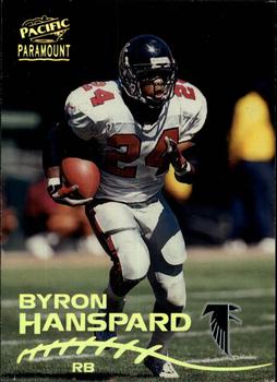 1998 Pacific Paramount #13 Byron Hanspard Front