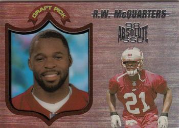 1998 Playoff Absolute SSD Hobby #25 R.W. McQuarters Front