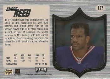 1998 Playoff Absolute SSD Hobby #157 Andre Reed Back