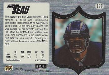 1998 Playoff Absolute SSD Hobby #199 Junior Seau Back