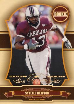 2007 Donruss Classics - Timeless Tributes Gold #244 Syvelle Newton Front