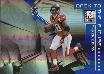 2007 Donruss Elite - Back to the Future Blue #BTF-3 Warrick Dunn / Jerious Norwood Front