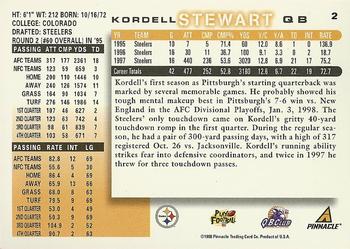 1998 Score #2 Kordell Stewart Back