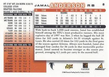 1998 Score #8 Jamal Anderson Back