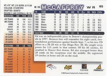 1998 Score #95 Ed McCaffrey Back