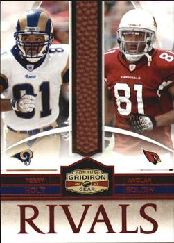2007 Donruss Gridiron Gear - Rivals Red #R-4 Torry Holt / Anquan Boldin Front