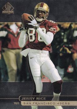 1998 SP Authentic #113 Jerry Rice Front