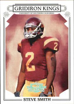 2007 Donruss Threads - College Gridiron Kings Silver Holofoil #CGK-10 Steve Smith Front