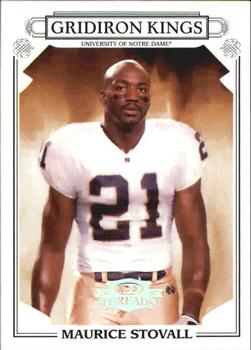 2007 Donruss Threads - College Gridiron Kings Silver Holofoil #CGK-36 Maurice Stovall Front