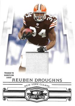 2007 Donruss Threads - Jerseys #30 Reuben Droughns Front
