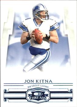 2007 Donruss Threads - Retail Blue #16 Jon Kitna Front