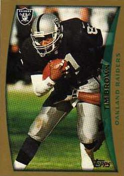 1998 Topps #60 Tim Brown Front