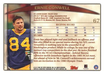 1998 Topps #67 Ernie Conwell Back