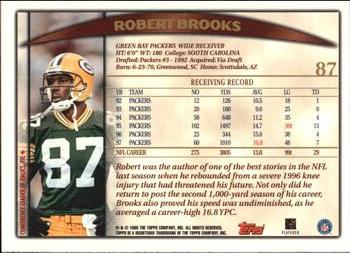 1998 Topps #87 Robert Brooks Back