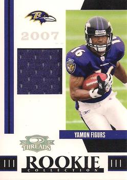 2007 Donruss Threads - Rookie Collection Materials #RCM-9 Yamon Figurs Front