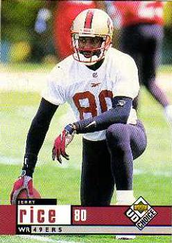 1998 UD Choice #413 Jerry Rice Front
