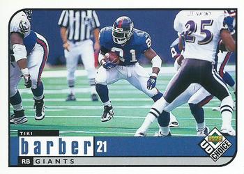 1998 UD Choice #119 Tiki Barber Front