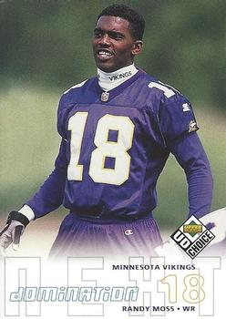 1998 UD Choice #270 Randy Moss Front