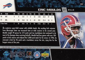 1998 Upper Deck #66 Eric Moulds Back