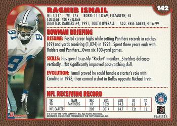 1999 Bowman #142 Raghib Ismail Back