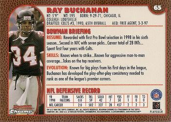 1999 Bowman Chrome #65 Ray Buchanan Back