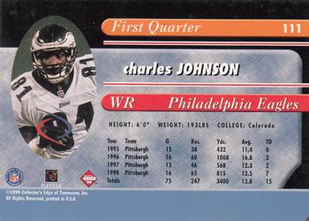 1999 Collector's Edge Odyssey #111 Charles Johnson Back