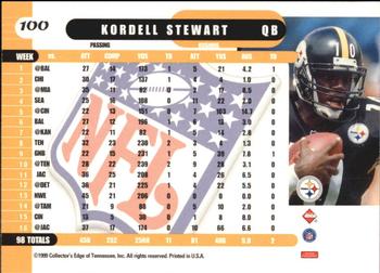 1999 Collector's Edge Supreme #100 Kordell Stewart Back