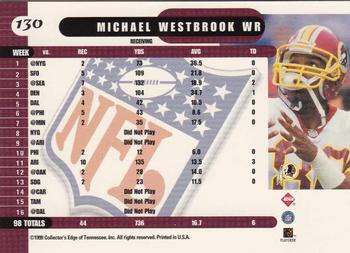 1999 Collector's Edge Supreme #130 Michael Westbrook Back