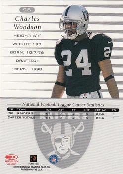 1999 Donruss #96 Charles Woodson Back