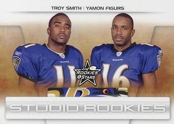 2007 Leaf Rookies & Stars - Studio Rookies #SR-37 Troy Smith / Yamon Figurs Front