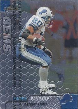 1999 Finest #125 Barry Sanders Front