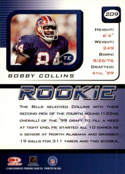 1999 Leaf Rookies & Stars #209 Bobby Collins Back