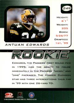 1999 Leaf Rookies & Stars #249 Antuan Edwards Back