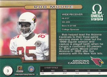 1999 Pacific Omega #3 Rob Moore Back
