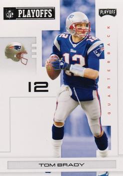 2007 Playoff NFL Playoffs - Black #56 Tom Brady Front