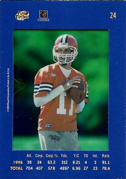1999 Playoff Absolute SSD #24 Ty Detmer Back