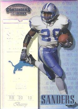 1999 Playoff Contenders SSD #22 Barry Sanders Front
