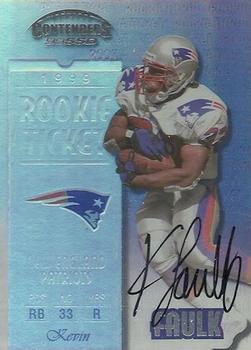 1999 Playoff Contenders SSD #170 Kevin Faulk Front