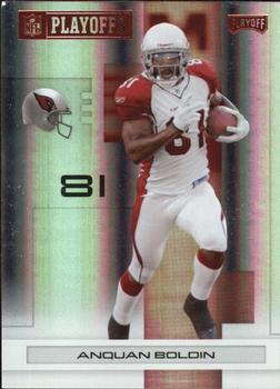 2007 Playoff NFL Playoffs - Red Holofoil #1 Anquan Boldin Front