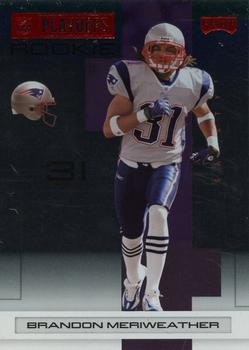 2007 Playoff NFL Playoffs - Red Metalized #146 Brandon Meriweather Front