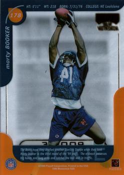 1999 Playoff Momentum SSD #178 Marty Booker Back