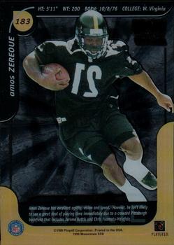 1999 Playoff Momentum SSD #183 Amos Zereoue Back