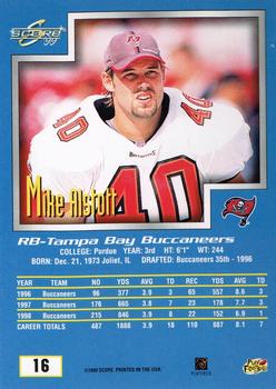 1999 Score #16 Mike Alstott Back