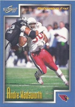 1999 Score #58 Andre Wadsworth Front
