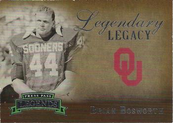 2007 Press Pass Legends - Legendary Legacy #15 Brian Bosworth Front