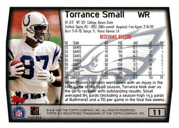 1999 Topps #11 Torrance Small Back