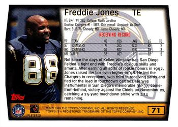 1999 Topps #71 Freddie Jones Back