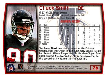 1999 Topps #76 Chuck Smith Back