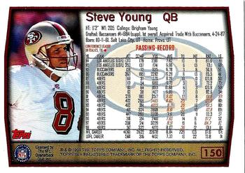 1999 Topps #150 Steve Young Back