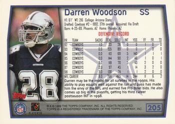 1999 Topps #205 Darren Woodson Back